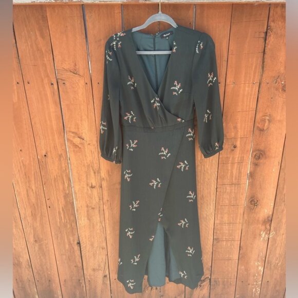 (3 for $90) Madewell Maxi Faux Wrap Dress - Picture 1 of 3